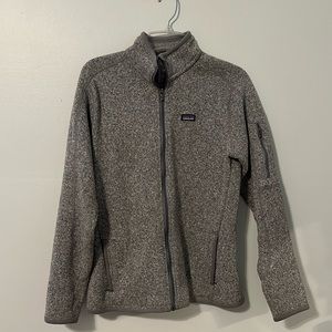 Womens Better Sweater Fleece Jacket (light gray)